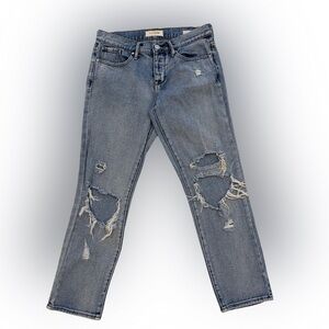 PacSun Boyfriend Ripped Blue Jeans